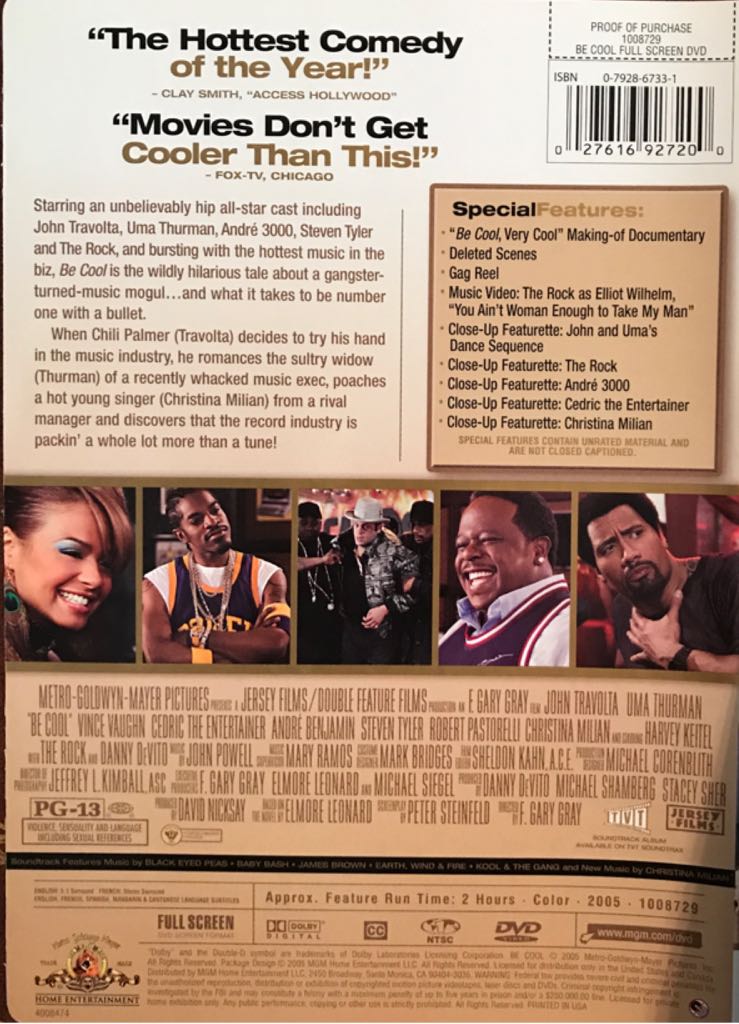 Be Cool DVD movie collectible - Main Image 2