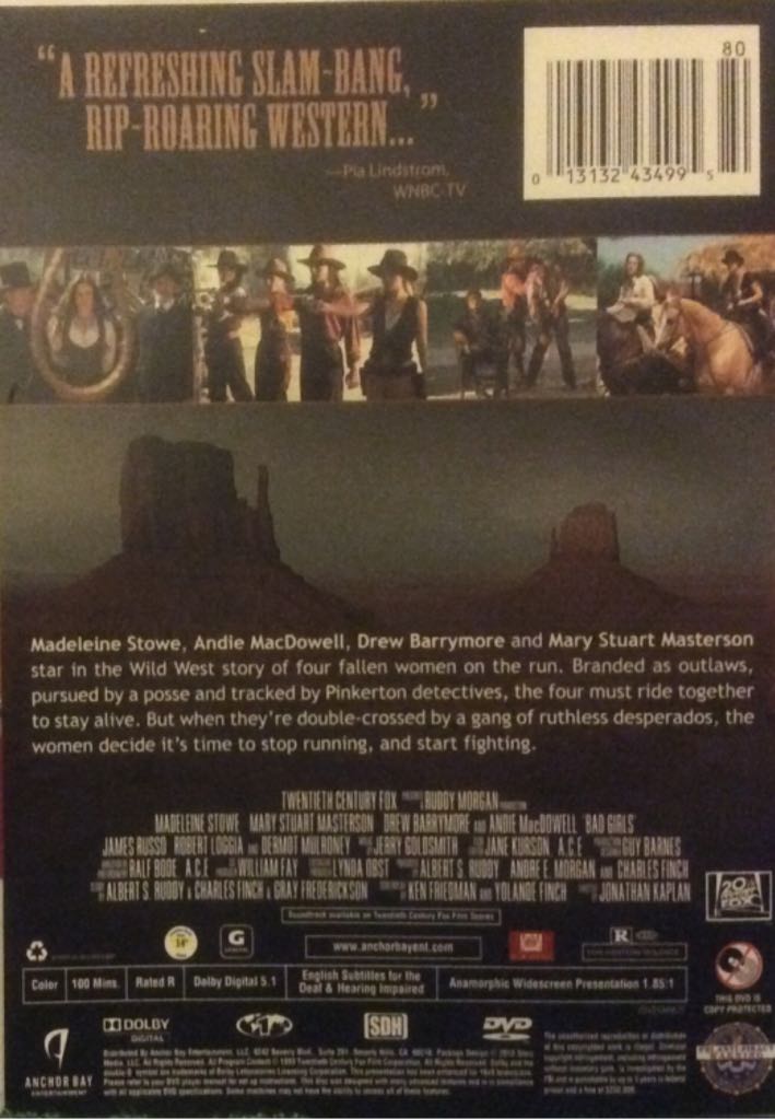 Bad Girls  -Extended Cut- DVD movie collectible [Barcode 013132434995] - Main Image 2