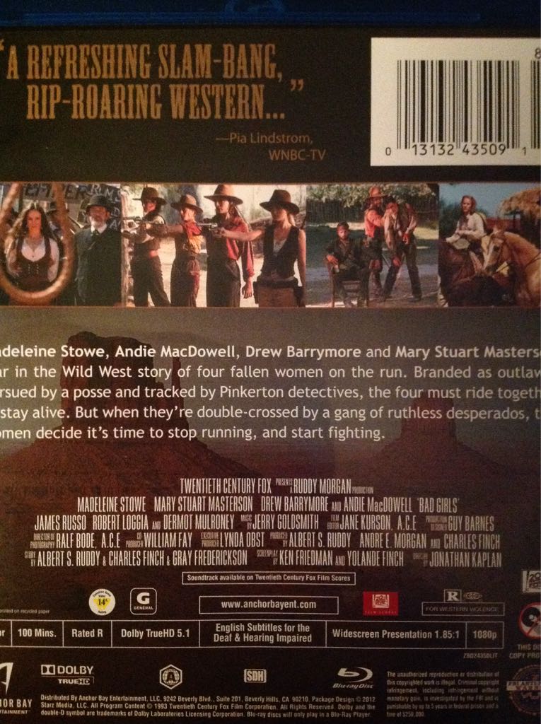 Bad Girls DVD-R movie collectible [Barcode 013132435091] - Main Image 2