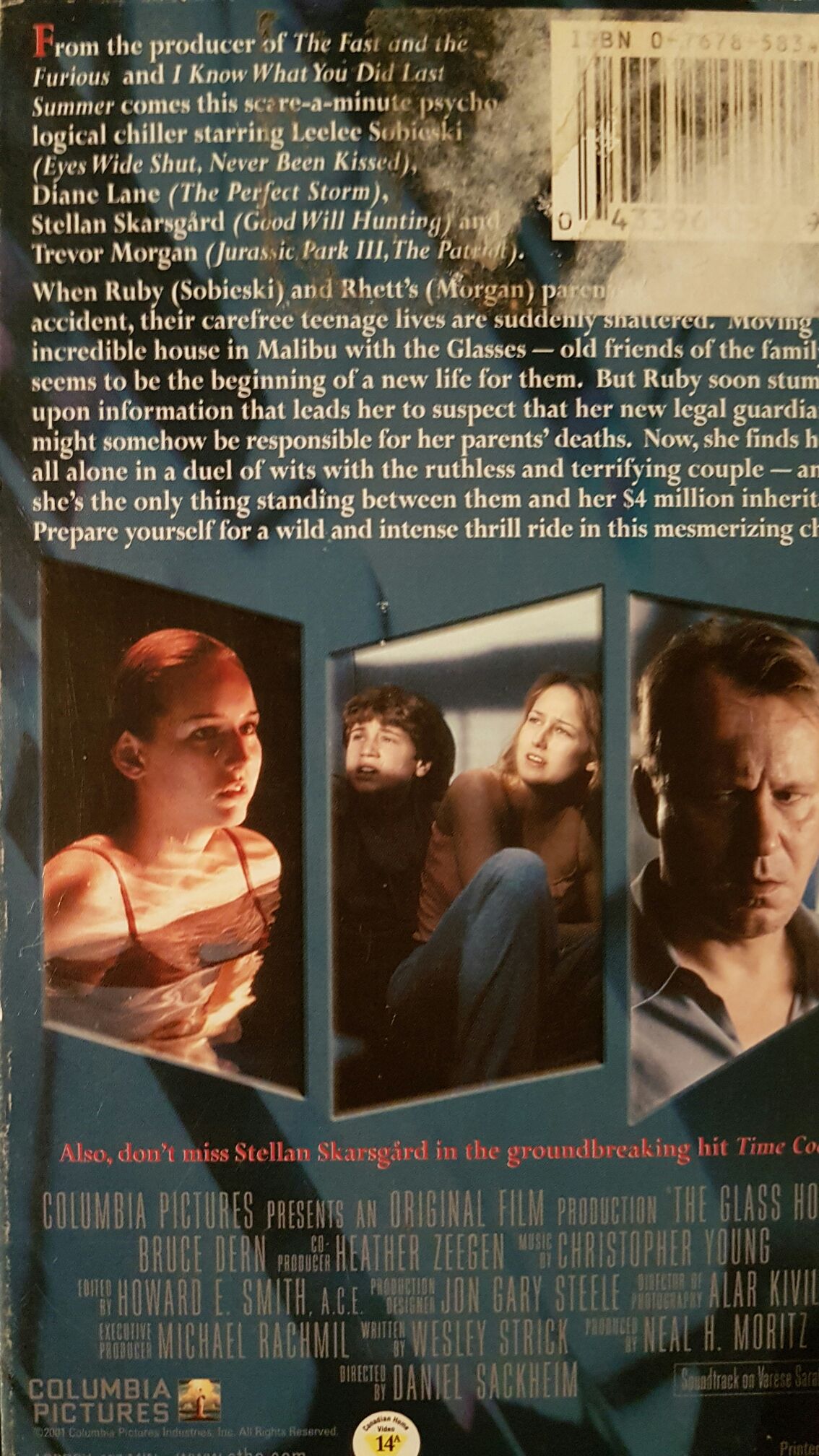 The Glass House VHS movie collectible - Main Image 2