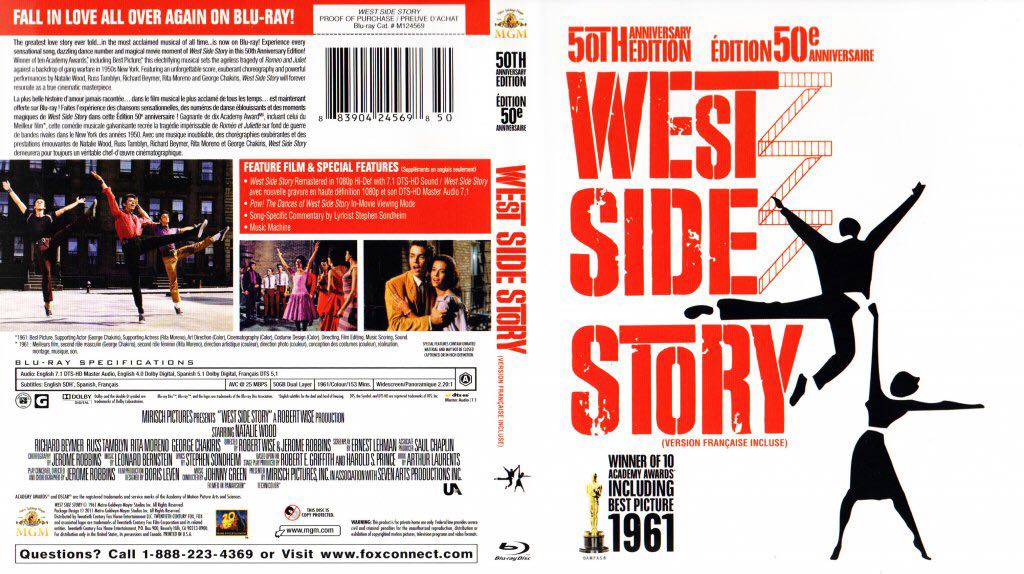 West Side Story DVD movie collectible [Barcode 027616673329] - Main Image 2
