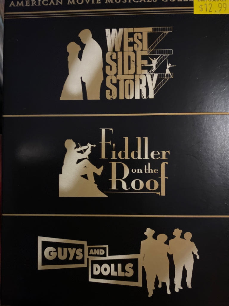 West Side Story/Fiddler On The Roof/Guys And Dolls DVD movie collectible [Barcode 883904193258] - Main Image 2