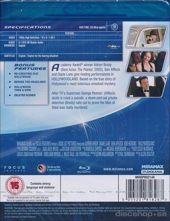 Hollywoodland Plex movie collectible [Barcode 5055201818287] - Main Image 2