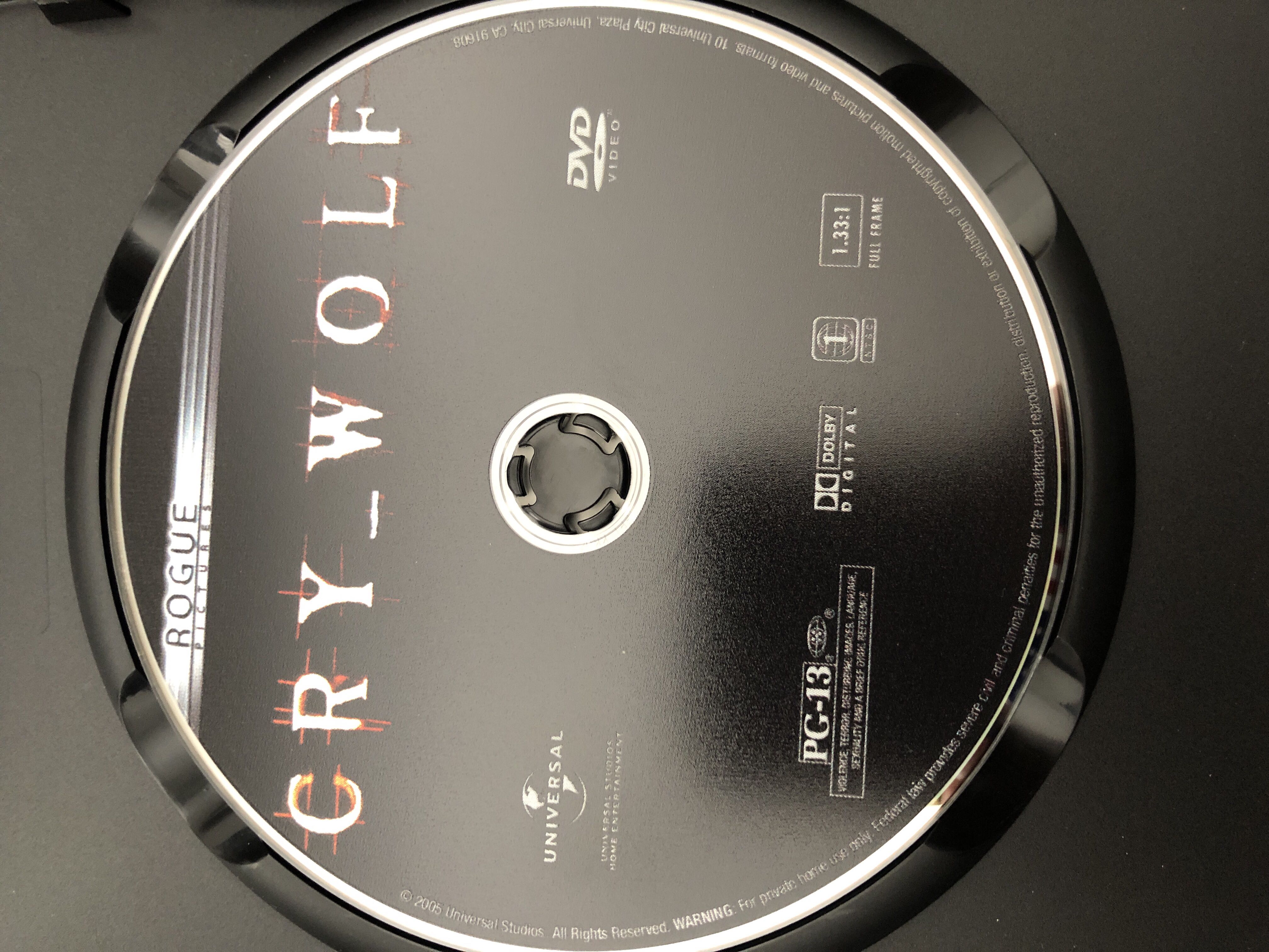 Cry Wolf DVD movie collectible [Barcode 025192807121] - Main Image 2