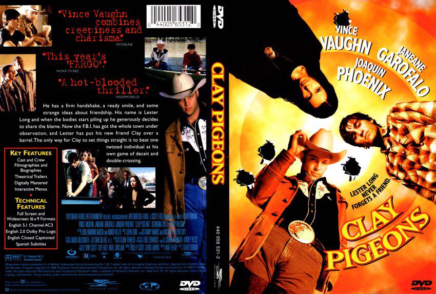 Clay Pigeons DVD movie collectible [Barcode 044005653120] - Main Image 2