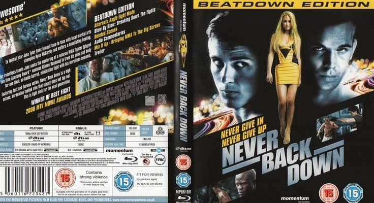 Never Back Down Blu-ray movie collectible [Barcode 025195043243] - Main Image 2