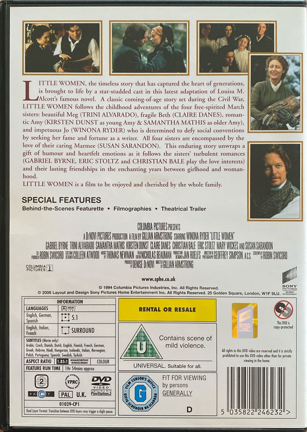 Little Women DVD movie collectible [Barcode 5035822246232] - Main Image 4