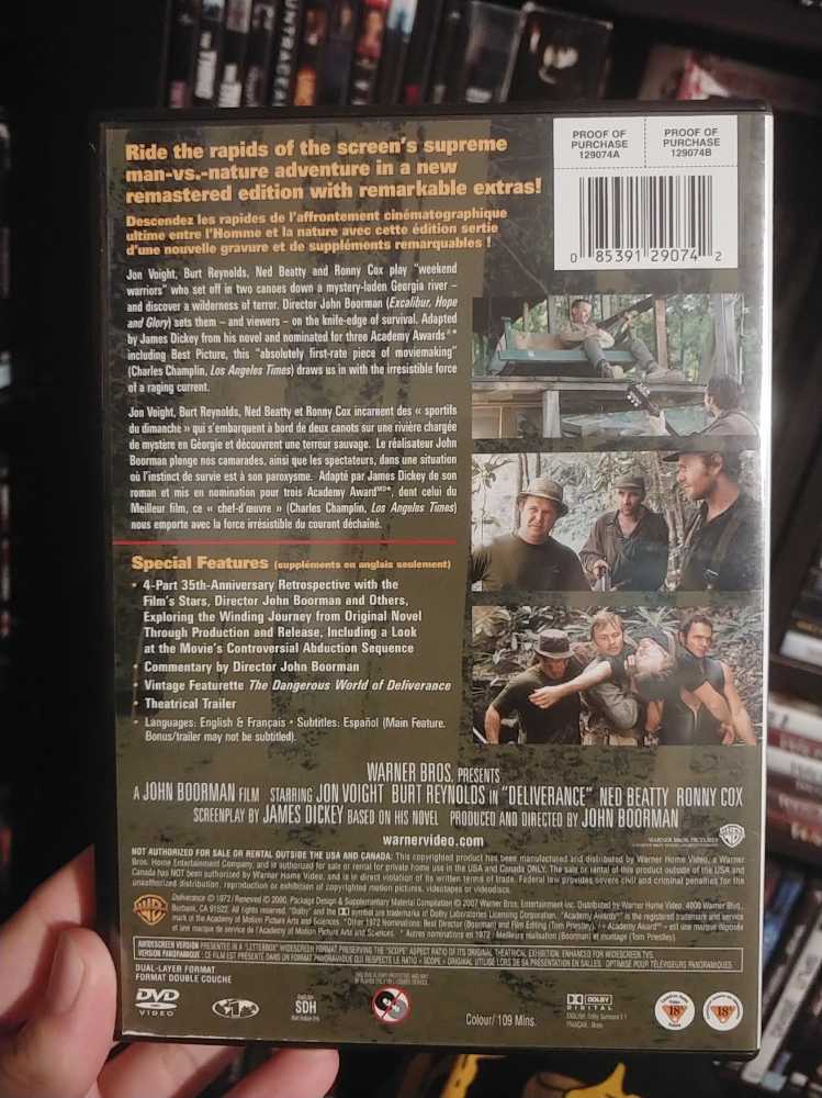 Deliverance DVD movie collectible [Barcode 085391290742] - Main Image 2