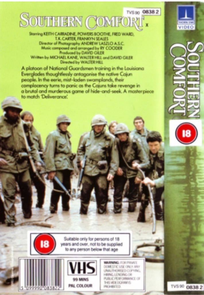 Southern Comfort DVD movie collectible [Barcode 5060034571735] - Main Image 2