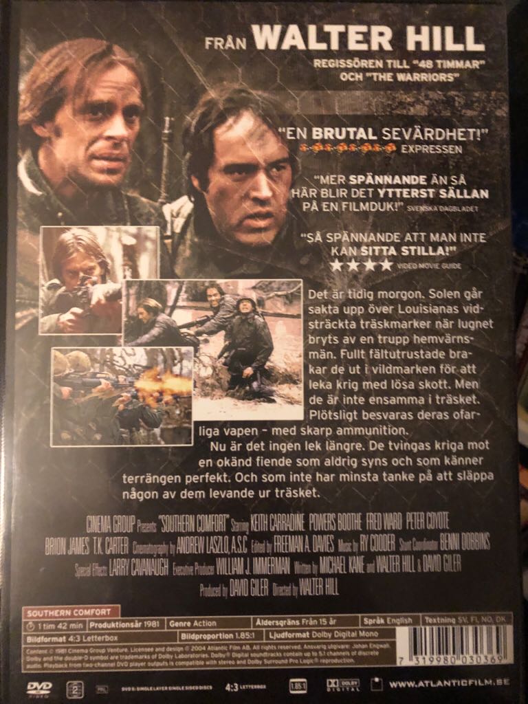 Southern Comfort DVD movie collectible [Barcode 7319980030369] - Main Image 2