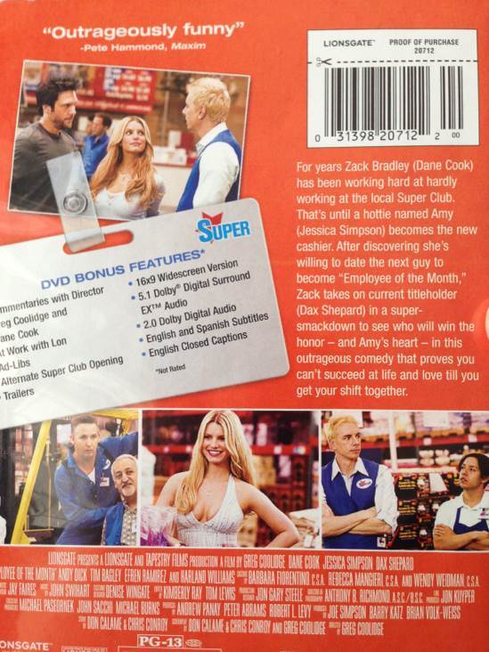 Employee of the Month DVD movie collectible [Barcode 031398207122] - Main Image 2