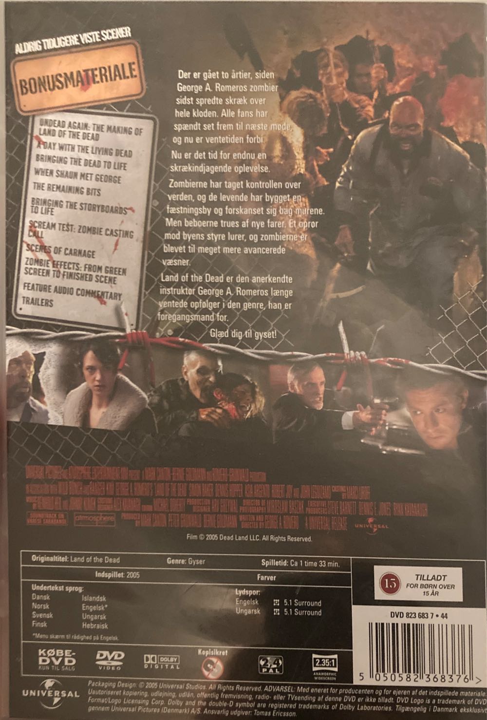 Land of the Dead DVD movie collectible [Barcode 5050582368376] - Main Image 2