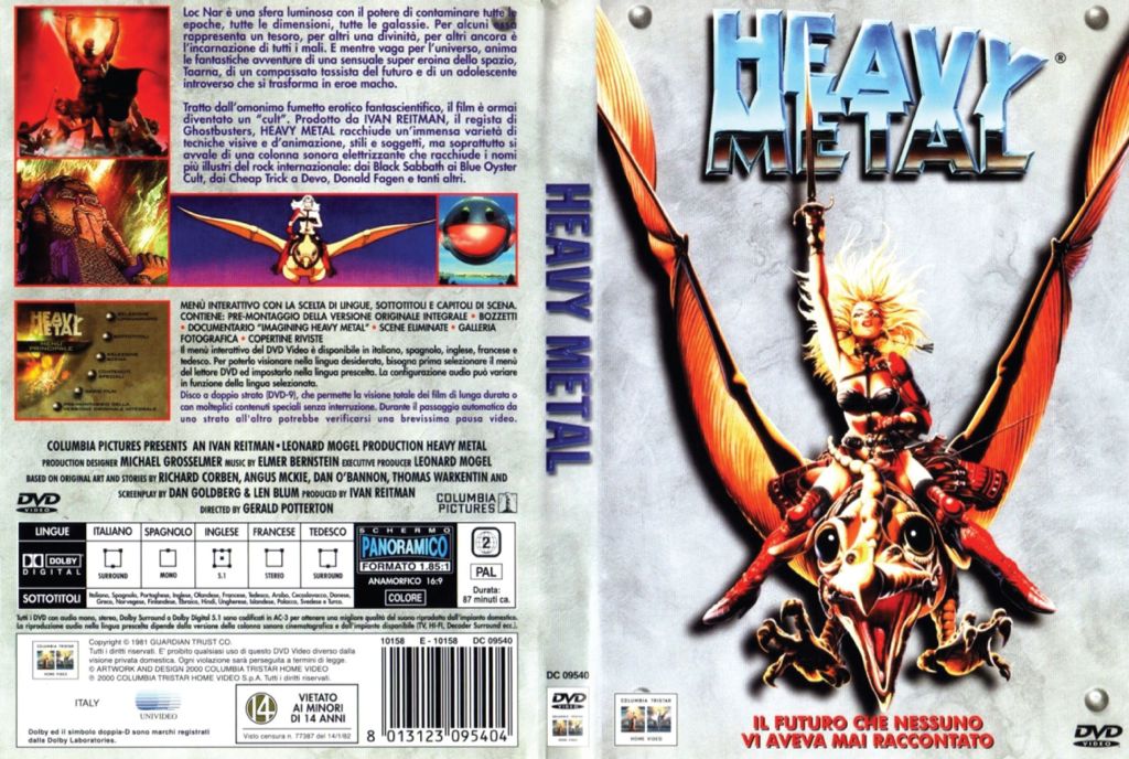 Heavy Metal DVD movie collectible [Barcode 043396039292] - Main Image 2
