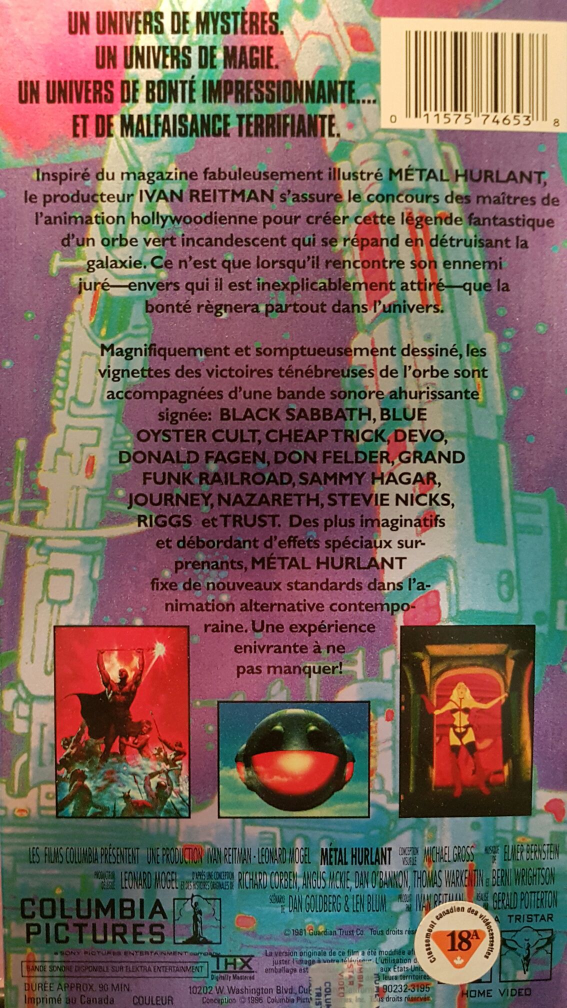 Heavy Metal DVD-R movie collectible [Barcode 7892770002178] - Main Image 2