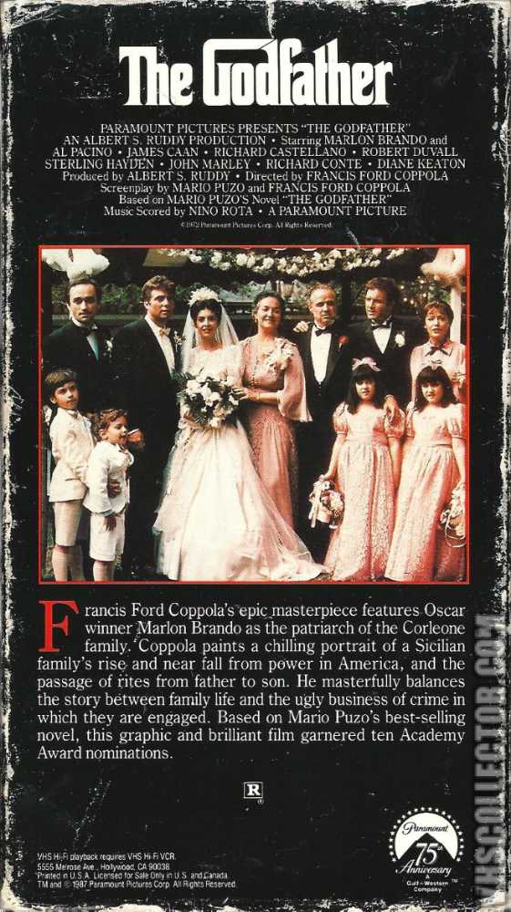 The Godfather - Part 1 Blu-ray movie collectible [Barcode 8087400756647] - Main Image 2