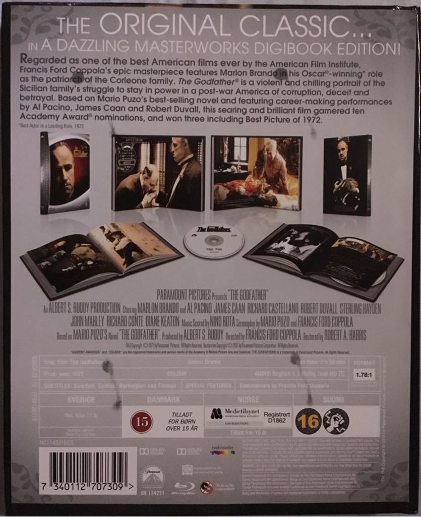 The Godfather Blu-ray movie collectible - Main Image 2