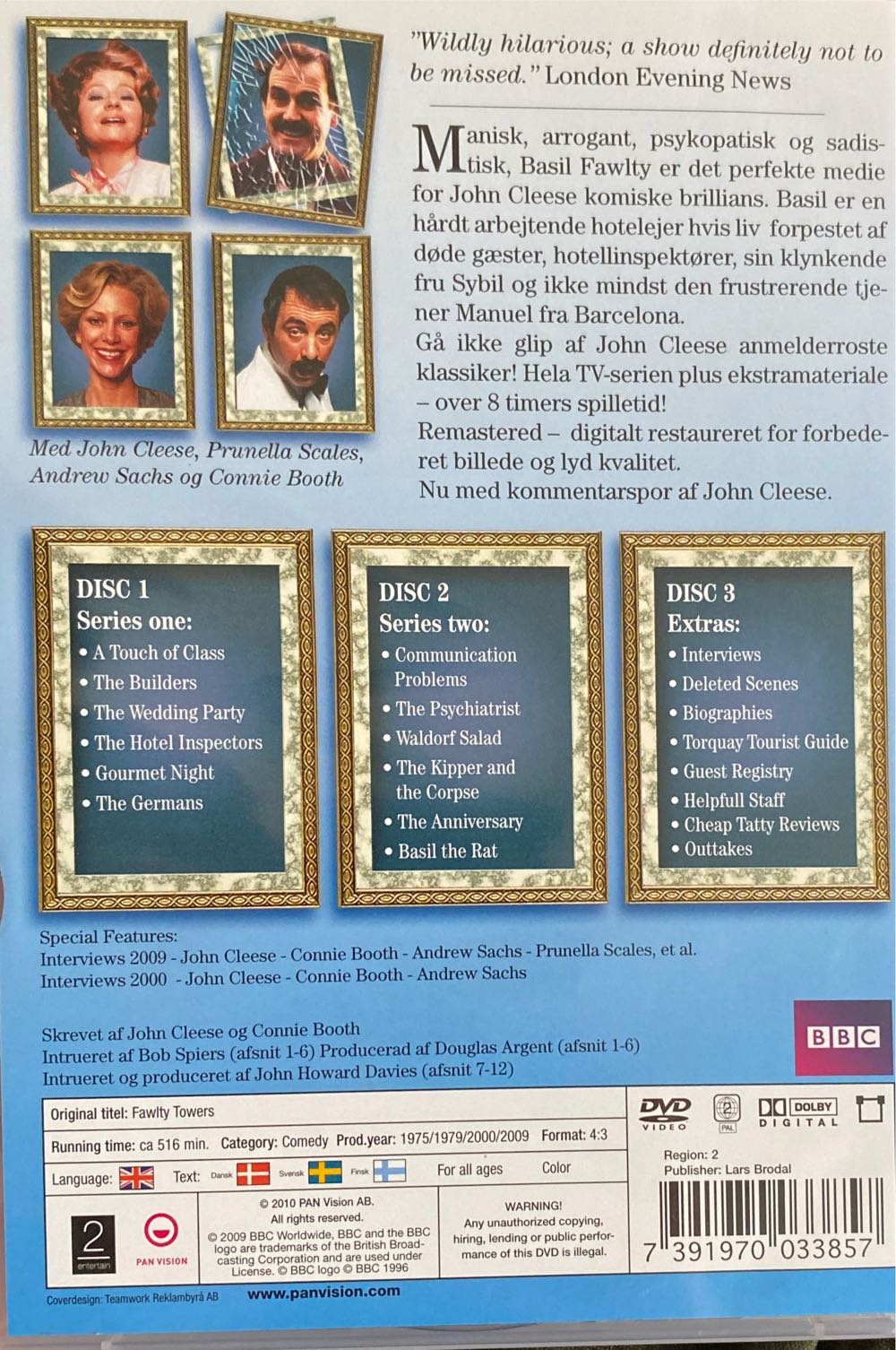 Fawlty Towers DVD movie collectible [Barcode 7391970033857] - Main Image 2