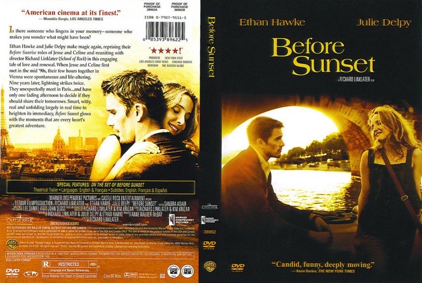 Before Sunset DVD movie collectible [Barcode 7321921389627] - Main Image 3