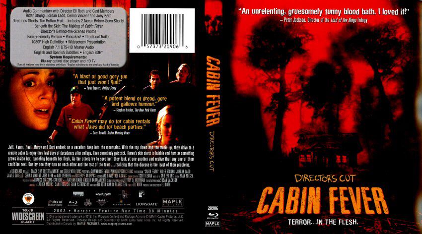 Cabin Fever DVD movie collectible [Barcode 031398110842] - Main Image 2