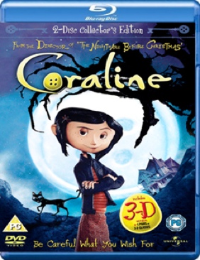 Coraline 3D Blu-ray movie collectible [Barcode 0025195055147] - Main Image 1