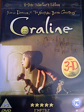 Coraline DVD movie collectible [Barcode 5050582733600] - Main Image 1