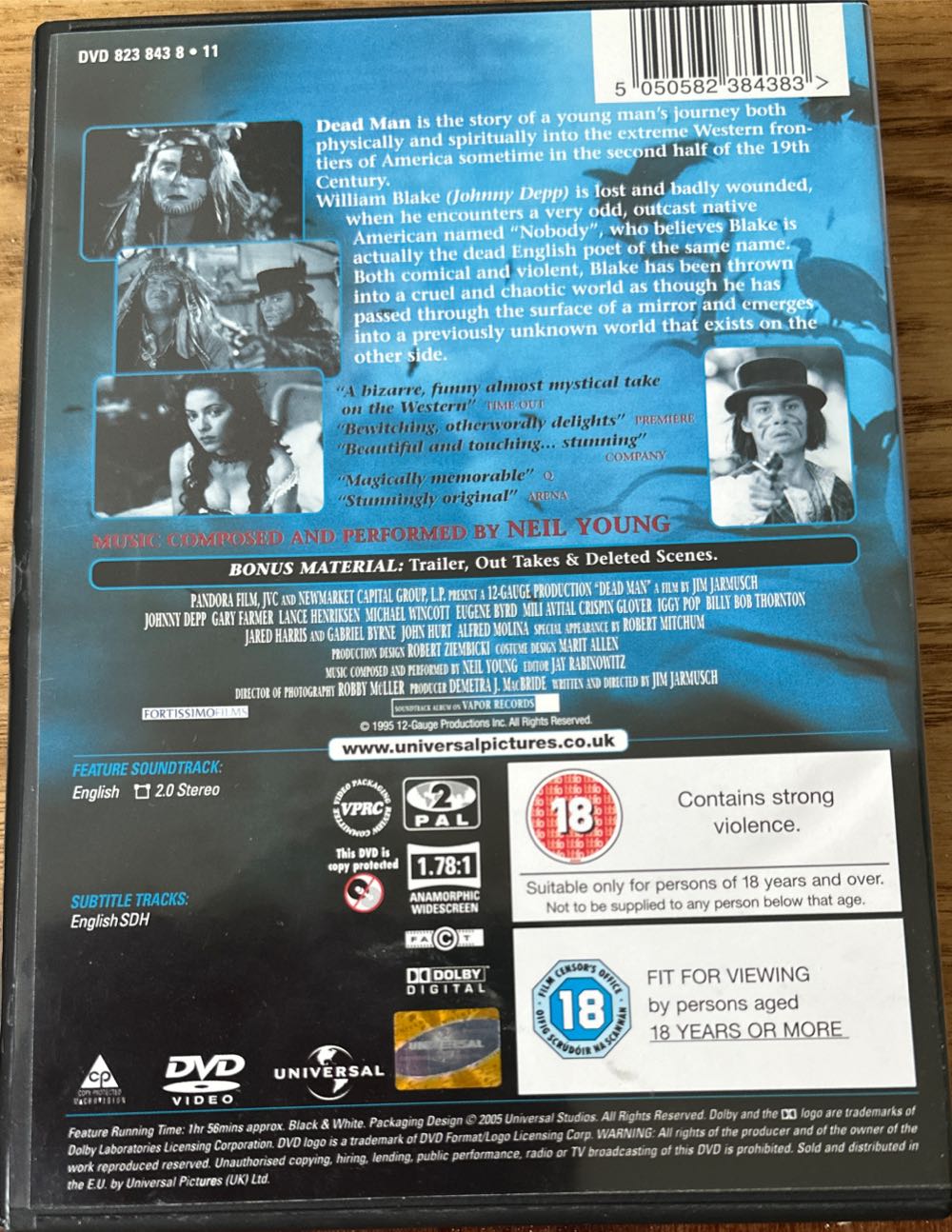 Dead Man DVD movie collectible [Barcode 5050582384383] - Main Image 2