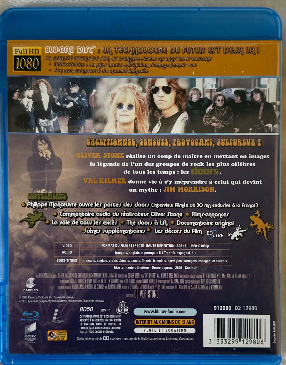 The Doors Blu-ray movie collectible [Barcode 3333299129808] - Main Image 2