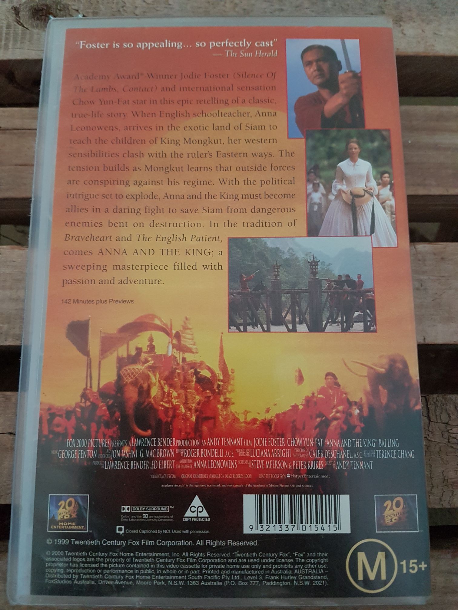 Anna and the King VHS movie collectible [Barcode 9321337015415] - Main Image 2