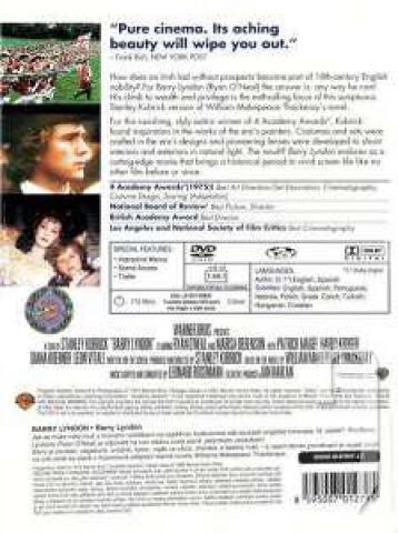 Barry Lyndon DVD movie collectible [Barcode 085391200178] - Main Image 2