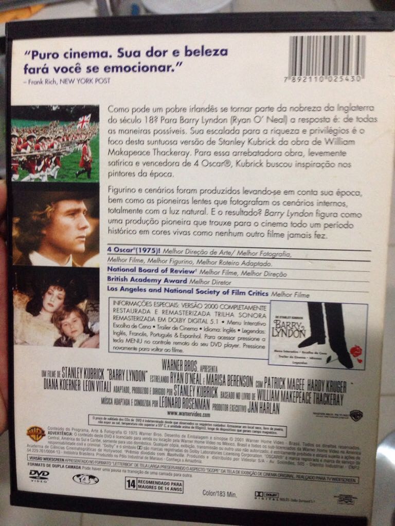Barry Lyndon Apple TV+ movie collectible [Barcode 7892110025430] - Main Image 2