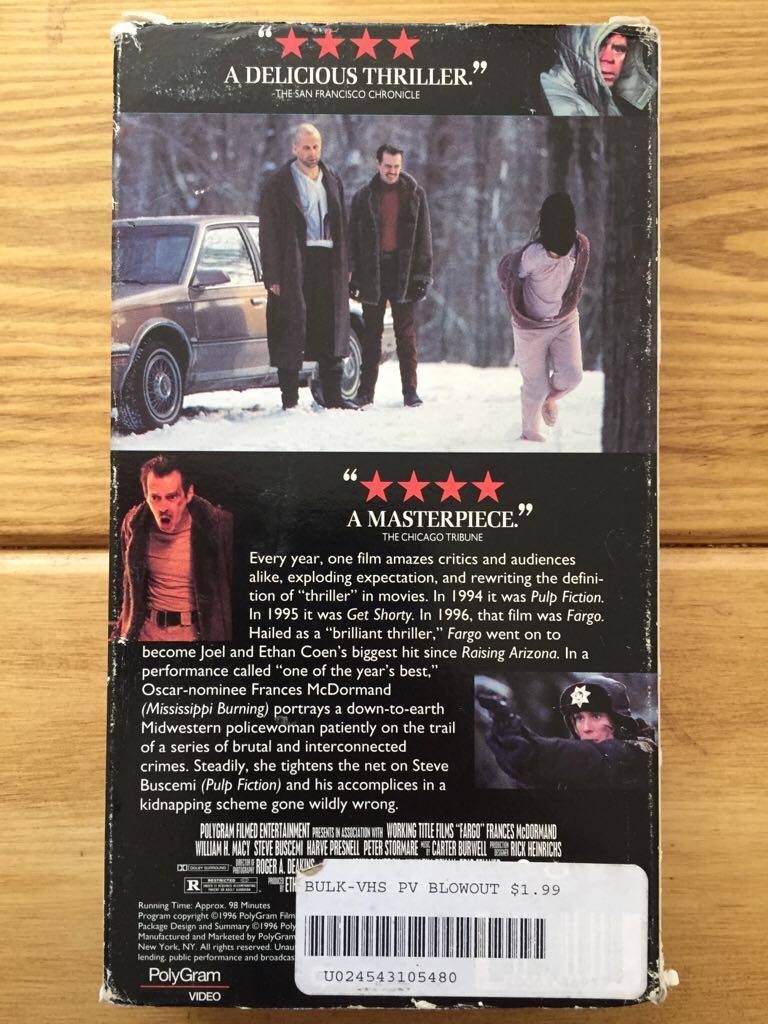 Fargo iTunes movie collectible [Barcode 021616857543] - Main Image 2