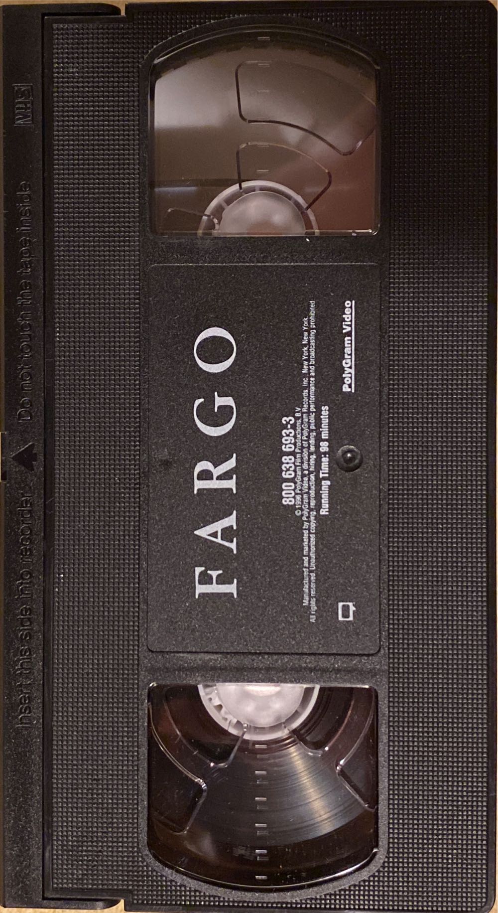 Fargo VHS movie collectible [Barcode 780063869331] - Main Image 3