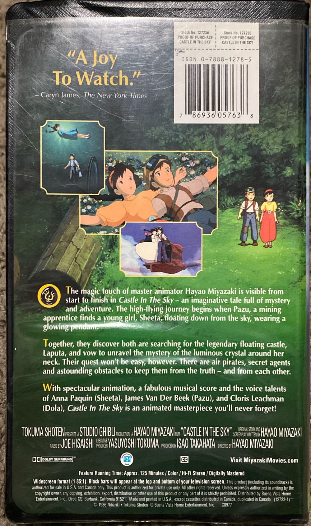 Castle In the Sky VHS movie collectible [Barcode 786936057638] - Main Image 2