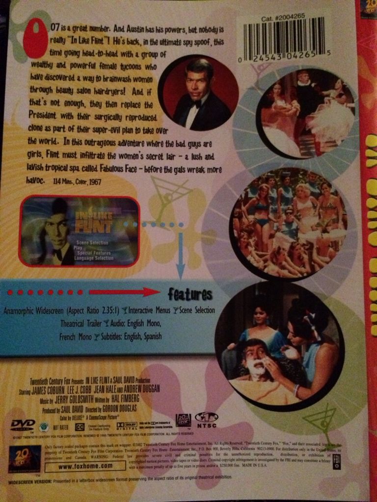 Flint: In Like Flint Digital Copy movie collectible [Barcode 024543042655] - Main Image 2