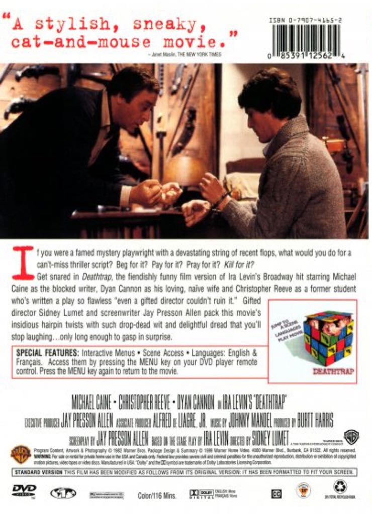 (002) Deathtrap DVD-R movie collectible [Barcode 883316610022] - Main Image 2