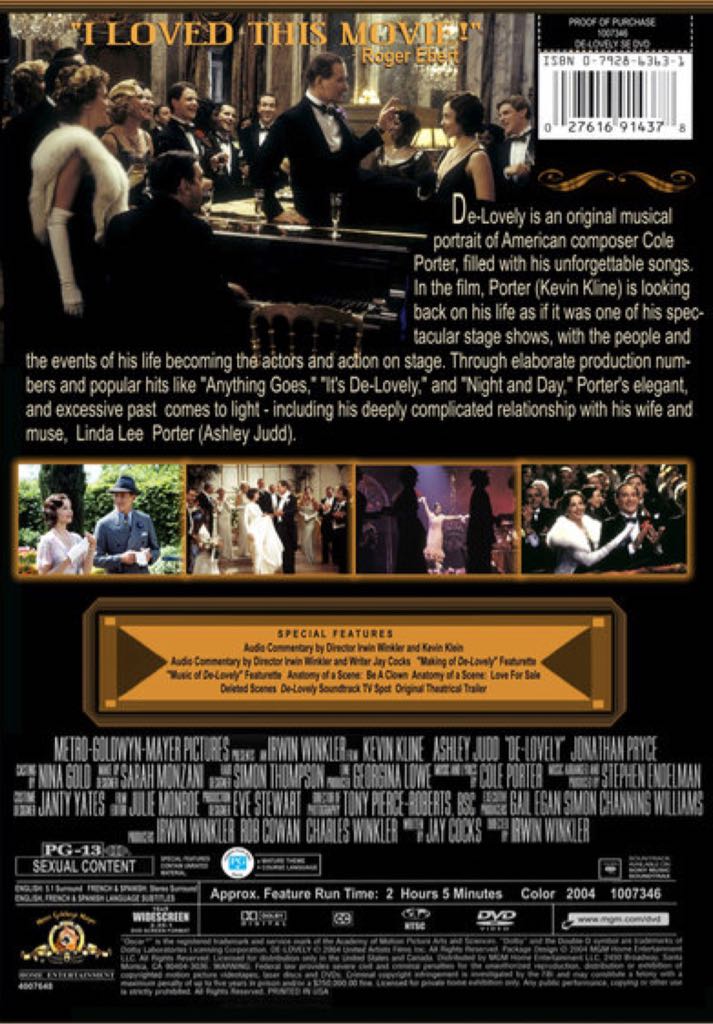 De-Lovely DVD-R movie collectible - Main Image 2