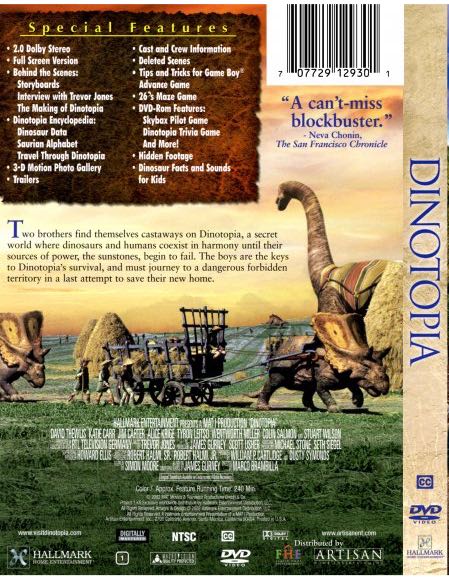 Dinotopia DVD movie collectible [Barcode 9324915060746] - Main Image 2