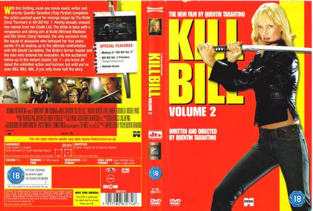 Kill Bill: Vol. 2 DVD movie collectible [Barcode 49990317] - Main Image 2