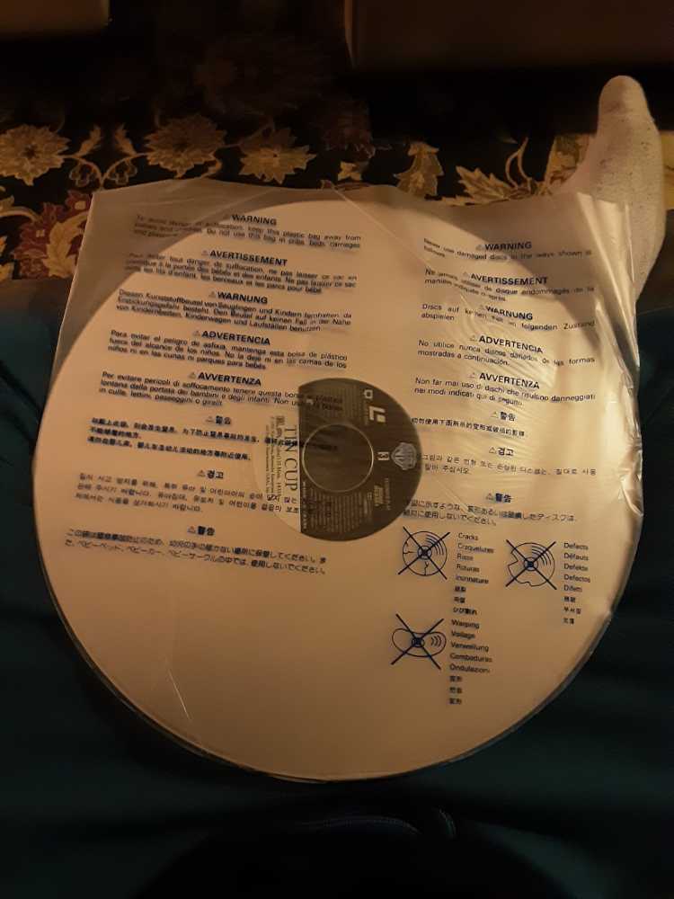 Tin Cup Laser Disc movie collectible [Barcode 085391431862] - Main Image 4