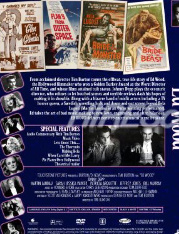 Ed Wood Digital Copy movie collectible [Barcode 7896012256893] - Main Image 2