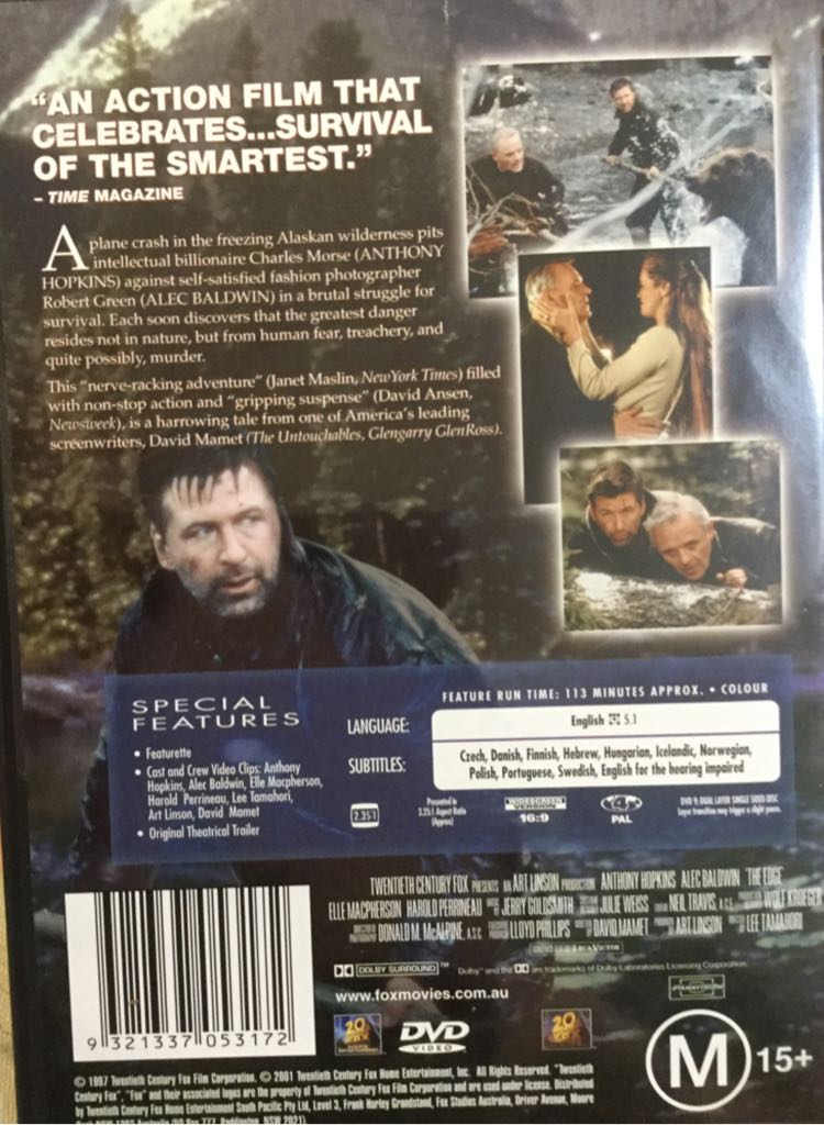 Edge DVD movie collectible [Barcode 9321337053172] - Main Image 2