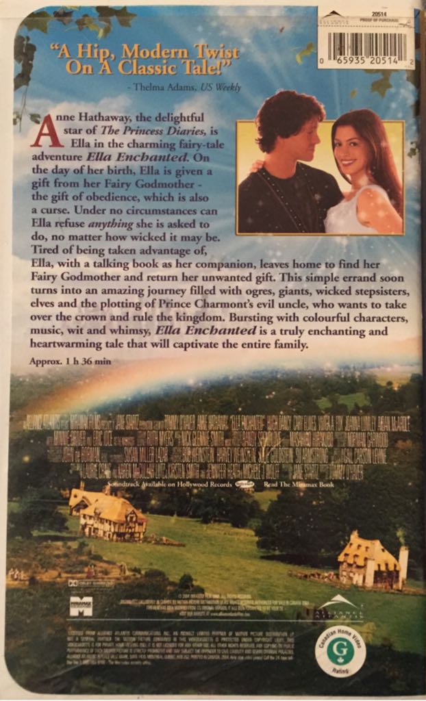 Ella Enchanted VHS movie collectible - Main Image 2