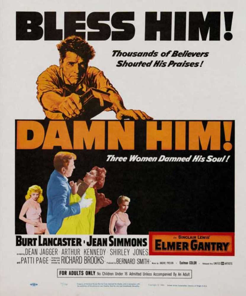 Elmer Gantry CED movie collectible [Barcode 002761685892] - Main Image 2