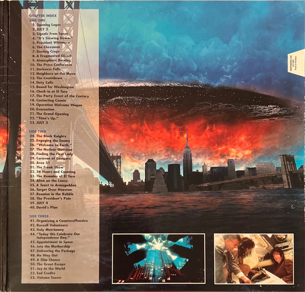 * LD : Independence Day (THX) Laser Disc movie collectible [Barcode 086162411861] - Main Image 4