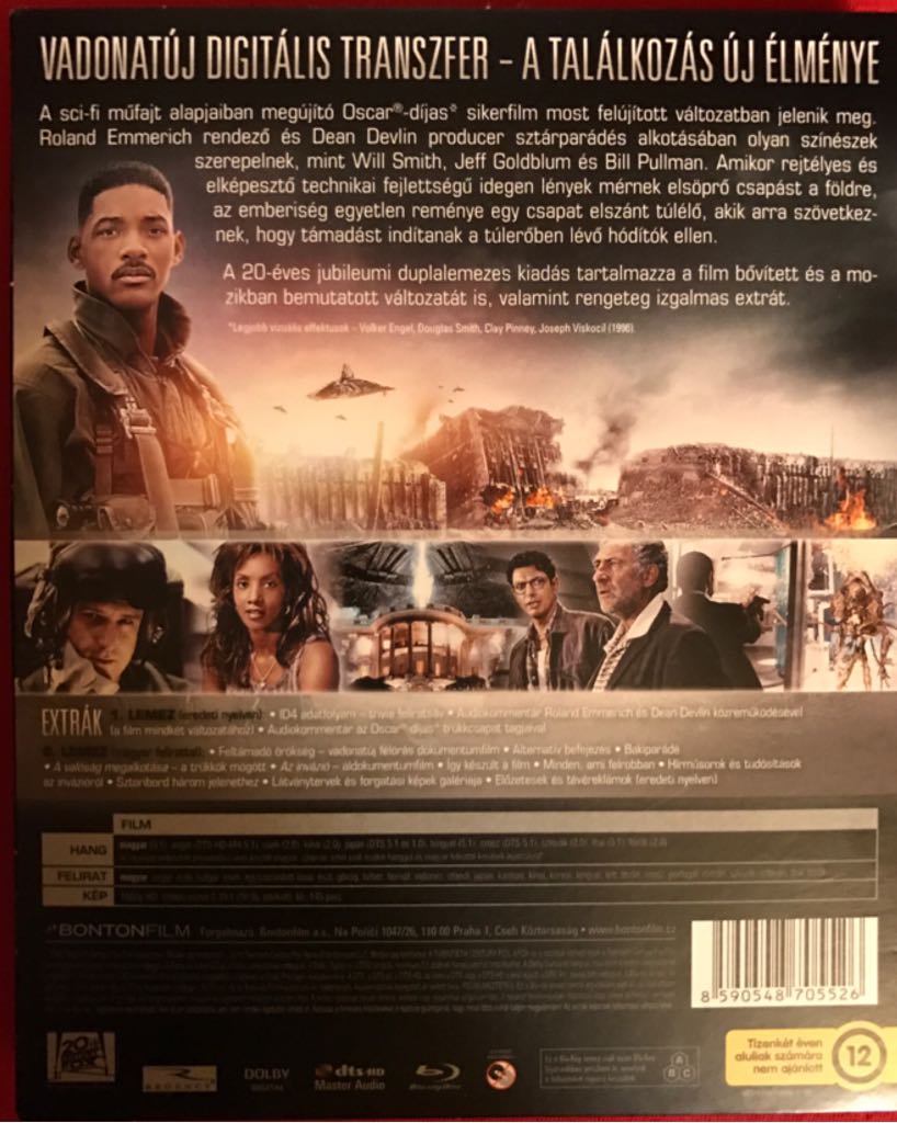 Independence Day Blu-ray movie collectible [Barcode 3344428062583] - Main Image 2