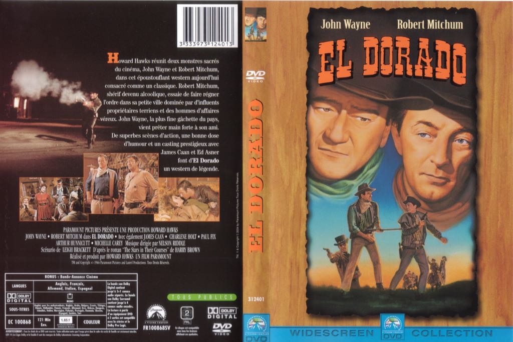 El Dorado DVD-R movie collectible [Barcode 097360662573] - Main Image 2