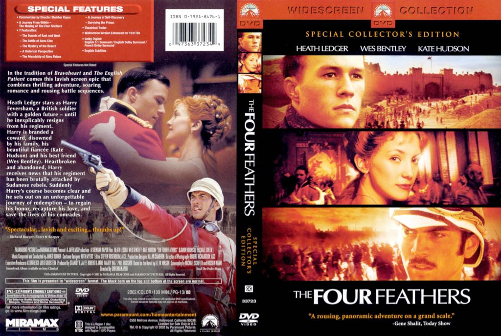 The Four Feathers DVD movie collectible [Barcode 097360566444] - Main Image 2