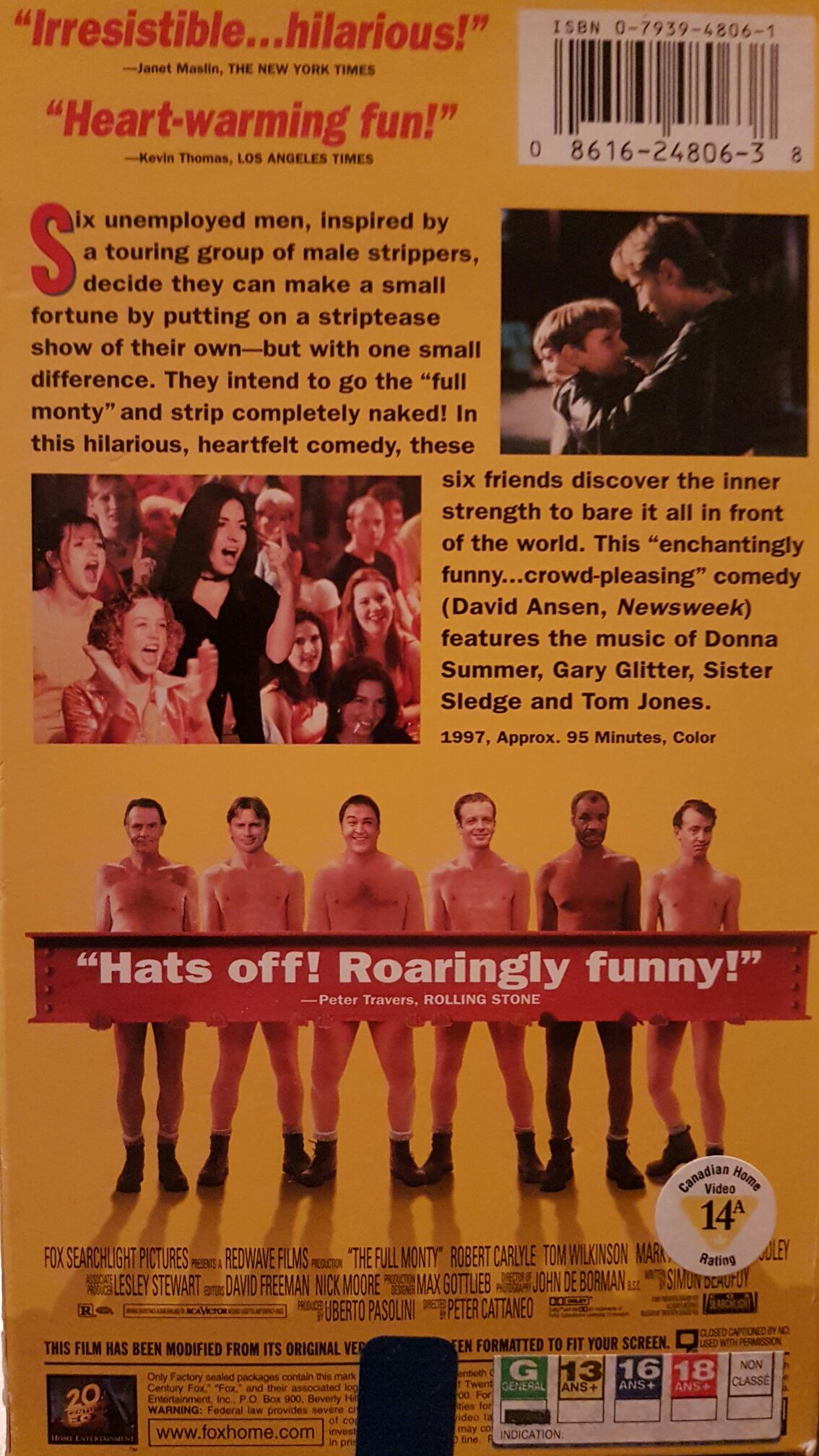 The Full Monty VHS movie collectible [Barcode 024543021353] - Main Image 2