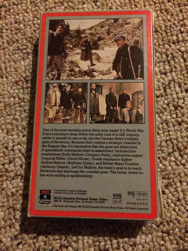 Guns of Navarone,The VHS movie collectible [Barcode 043396600041] - Main Image 2