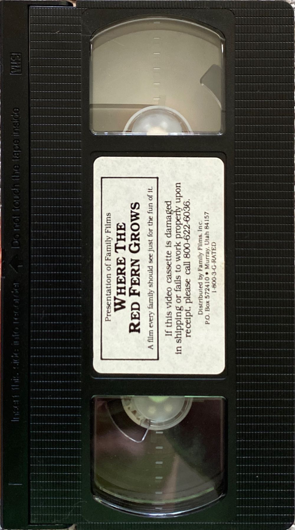 Where the Red Fern Grows VHS movie collectible [Barcode 095163910631] - Main Image 3